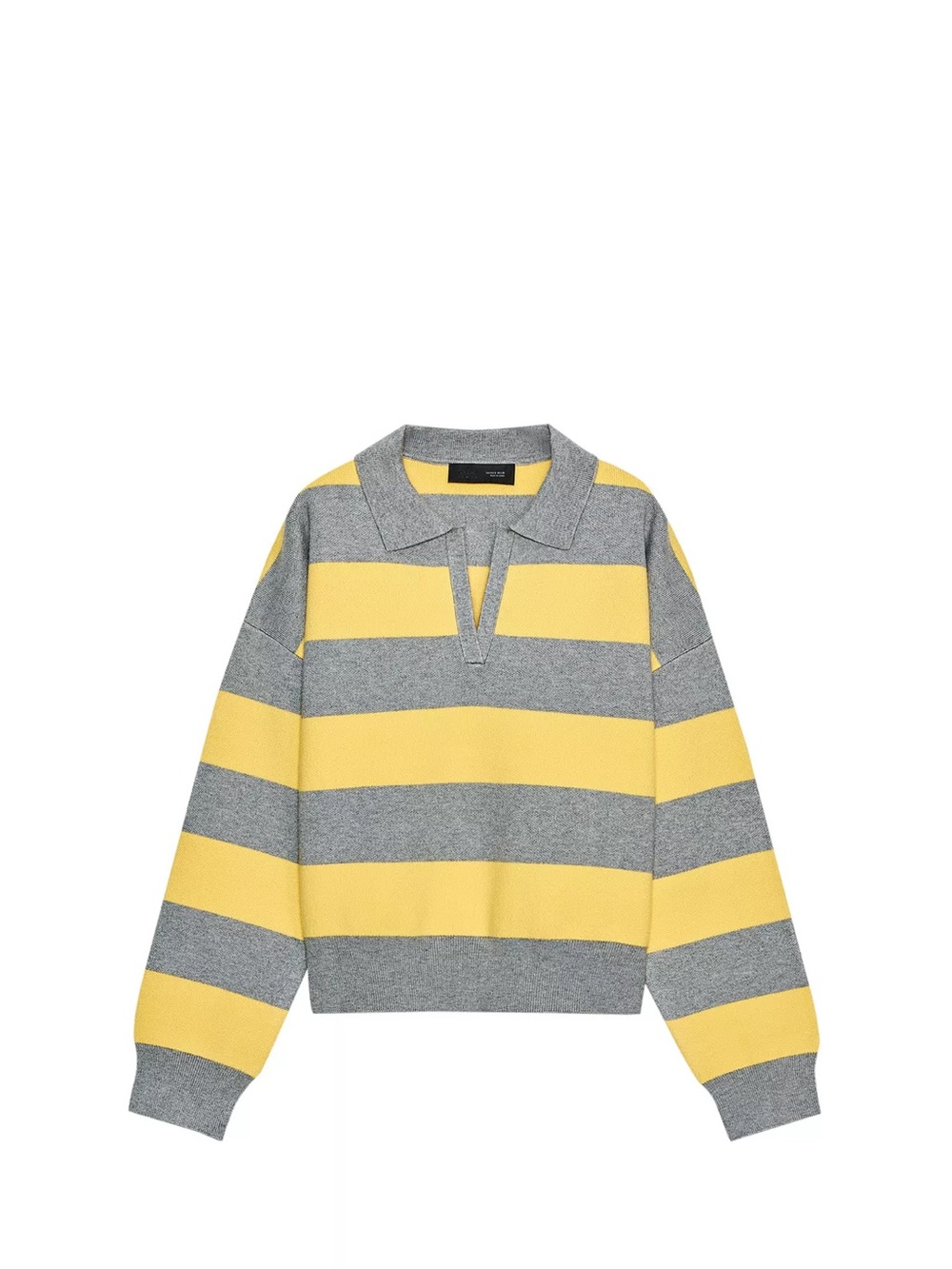 NWT | Zara Striped Knit Polo Neck Sweater